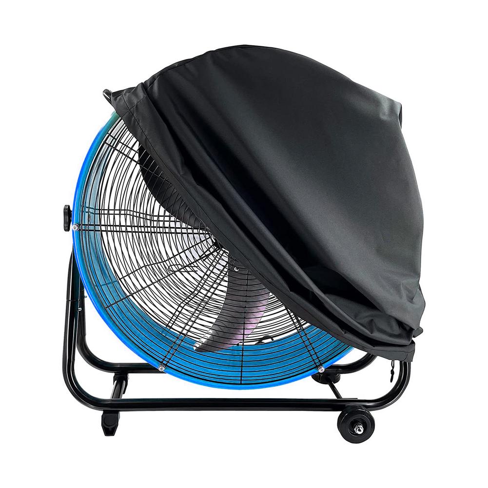 Industrial Fan Dust Cover Waterproof Fan Cover 24 Inch Electric Fan Protective Cover Blower Dust Cover Rain Snow Cover