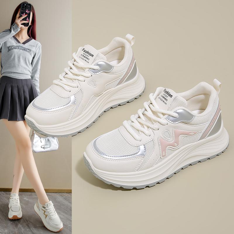 Fashion Sports Shoes for Women 2025 Spring New Super Hot Versatile Anti Slip Casual Women's Shoes Soft Sole Running Little White Shoes