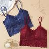 Sexy BH Damen Spitzen Bralette Floral Dessous Kabellos Gepolstert Büstenhalter Nahtlose BHs Weste Unterwäsche