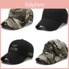 Cotton Camouflage Baseball Cap With Embroidery For Casual Outdoor Wear