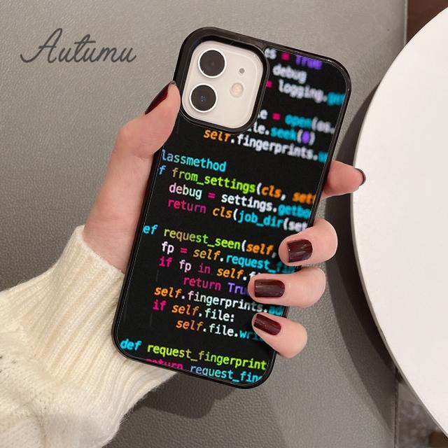 Function Computer program Phone Case for iPhone 11 12 13 14 Pro Max mini XR XS SE 2020 6S 7 8 Plus Samsung Galaxy S21 S22 Cover