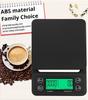 1 stück Schwarz Präzision Kaffee Fallwaage 0,1g Kaffee Fallwaage Mit Timer Digitale Küchenwaage Hochpräzise LCD Waage