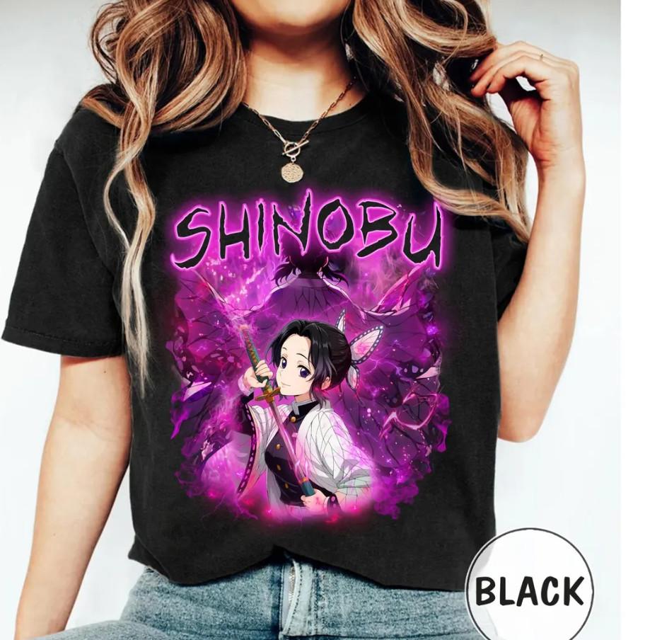 

Shinobu Shirt Infinity Castle 2025 Aesthetic Anime Graphic T-shirt Gift 4XL