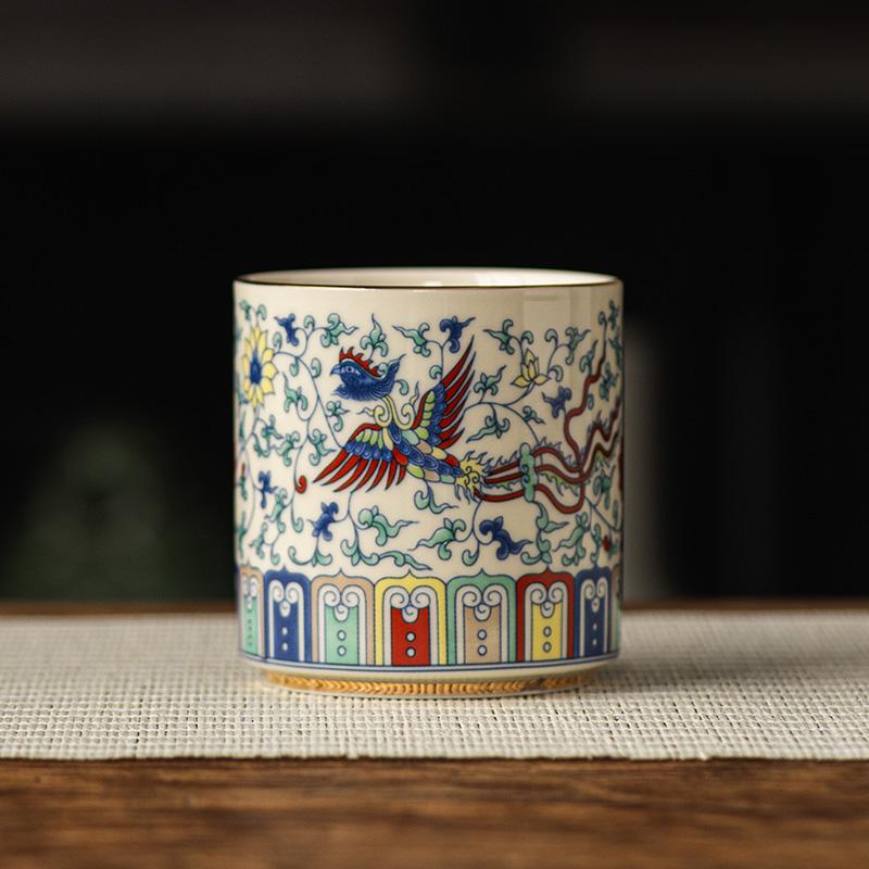 Chinese Retro Ceramic Teapot, Household Tea Infuser with Strainer, Restaurant Tea Kettle, China-Chic Style Ceramics Tea Set