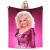Super Soft Blanket Kids Camping Dollys Partons Bedding Throws Singer Tour Flannel Bedspread For Bedroom Print Sofa Bed Cover