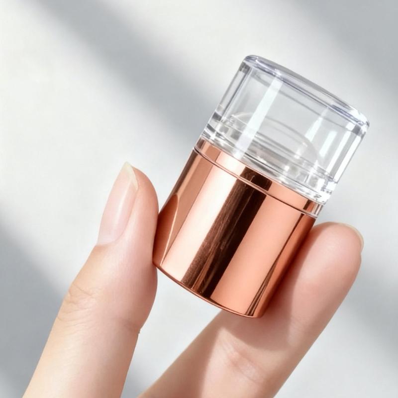 Mini Silicone Manicure Stamp Tool Easy To Use Design For Crisps Nail Patterns Construction For Skill Levels