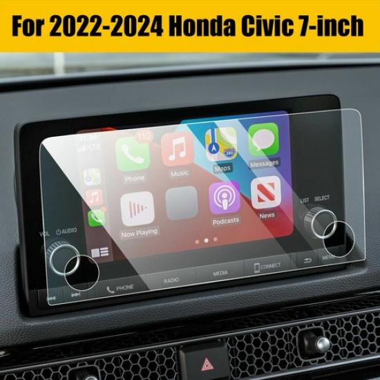 7'' Center Touch Screen Tempered Glass Protector For 2022-2024 Honda Civic L8