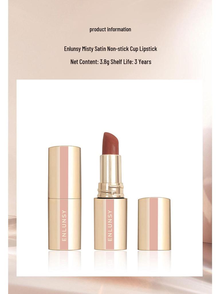 Anlusi Soft Mist Non-stick Matte Lipstick - Velvet Satin Lip Glaze & Gloss.