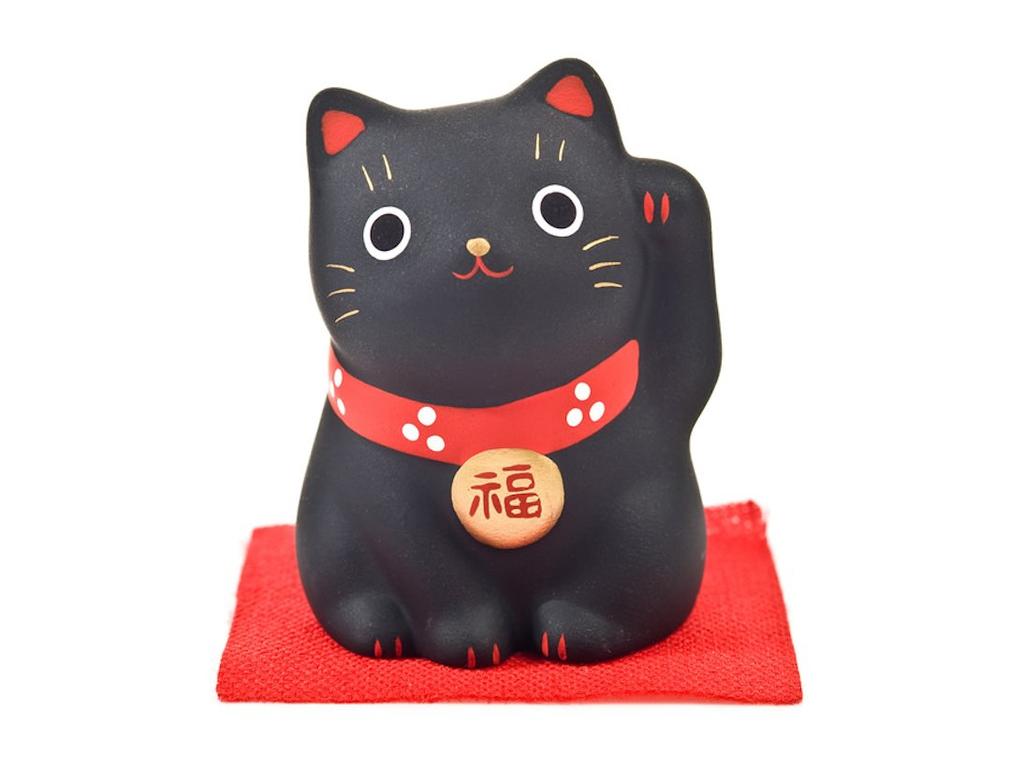 Figurka maneki neko - czarny