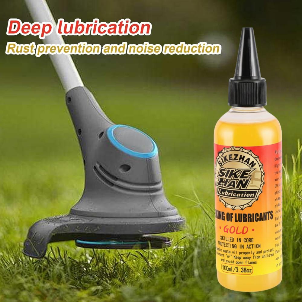 Synthetic Bar & Chain Oil for Chainsaw, Wear-Resistant & Anti-Rust Lubricant for Garden Power Tools, Hedge Trimmers