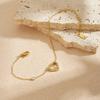 316L Stainless Steel White Zircon Love Heart Charm Adjustable Bracelet For Women Girl Fashion New Jewelry Gift Party Holiday