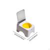 Cat Bowl with Raised Stand Auto Open Cover Pet Protect Pet's Neck for Cats Dogs Stable Smart