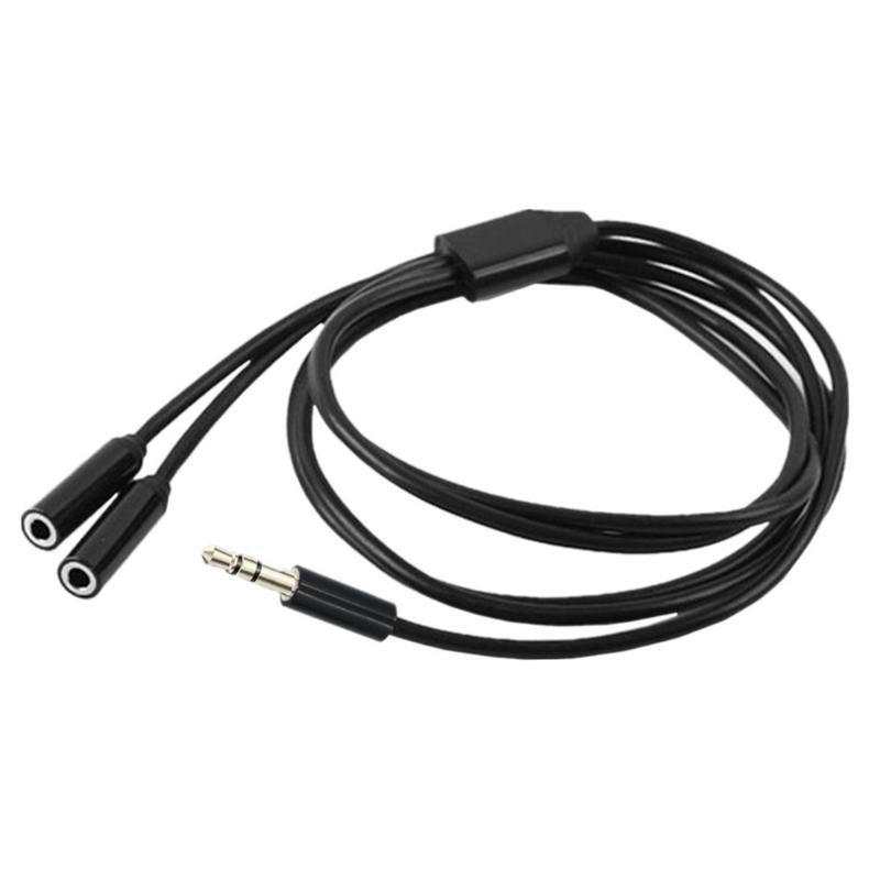 2 In 1 Headphone Splitter 3.5mm Male/Female To 2 Female/Male Earphone Splitter 2 Port Headsets Adapter for Smartphones