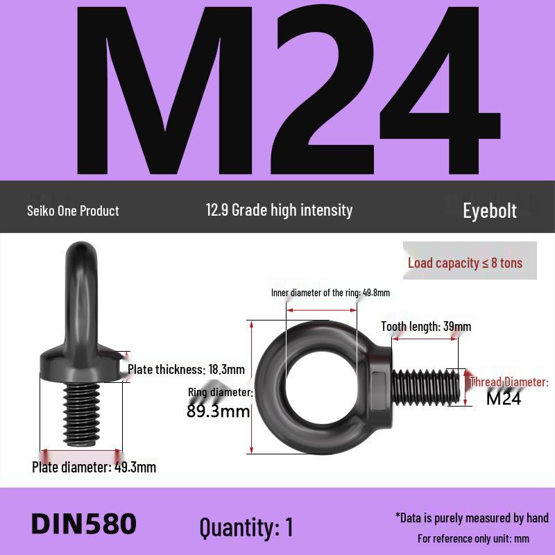 Lifting Eye Bolt Collection: Galvanized M8 & M10 with Ring for Mold