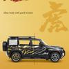 1/32 Scale Land Rover Defender 110 Diecast Car Model Toy, Pull Back Toy Vehicle with Sound and Light for Kids Toddler Boys Girls Gift Collection