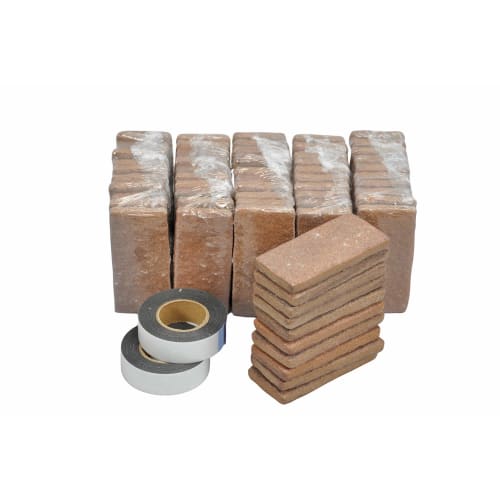 Sakai Sangyo Karukaru Brick (60 pieces) Dark Brown Foam Porcelain Tiles with Double-Sided Tape, Approx. 4.5 x 9.5 x 1cm Thick, Lightweight, Durable Br