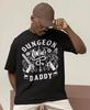 Dungeon Daddy Tshirt - Dungeons and Dragons Shirt,Board Game Tees Summer Men's and Women's Loose and Breathable T-shirt Top