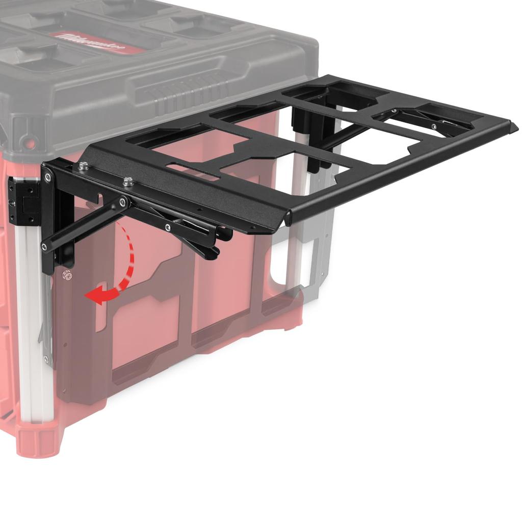 Folding Packout Mount Compatible with Milwaukee Packout Side Storage for Your Packout Toolbox. System.