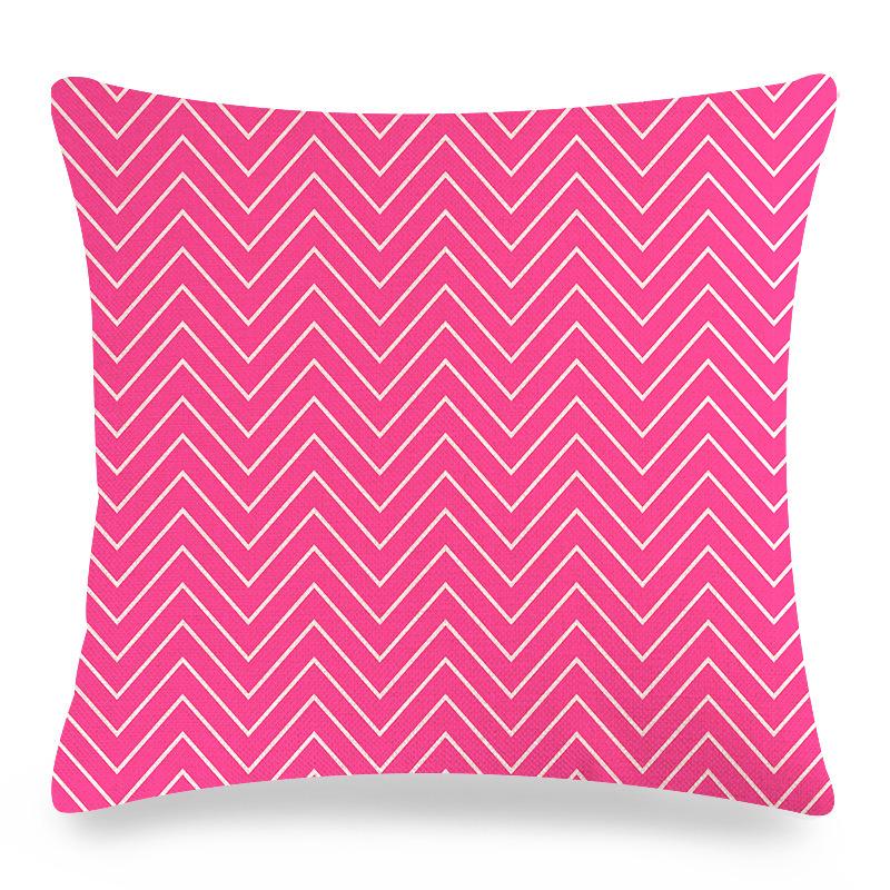 Home Decor Colorful Geometric Pattern Digital Print Pattern Cushion Cover Suitable for Sofa Bedroom Car Pillow Cover
