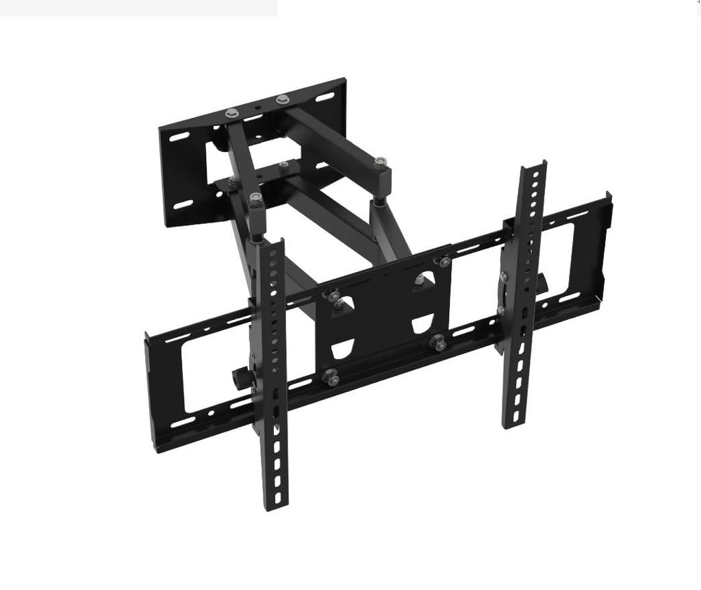 Nastavitelný nástěnný držák, 2ramenný typ, kompatibilní s TV/monitorem (Standard VESA, úhlový, 40–80 palců, LED/LCD) BS-MH37-KR