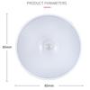 Motion Sensor Light Led USB NightLights Round Chargeable Lamp for Bedroom Kitchen Stair Hallway Wardrobe Cupboard Lighting KTY