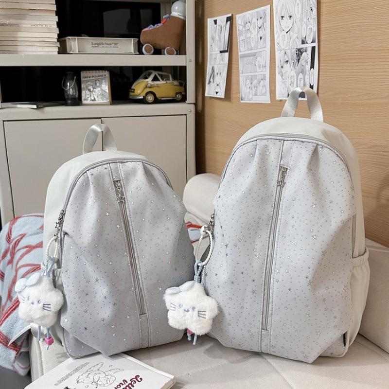 Schoolbag Spring New Schoolbag Female Korean Ins Sweet Stars Girl Travel Small Backpack High Value Mori Backpack