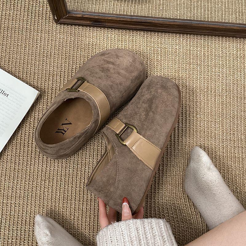 Women s Retro British Style Thick-Soled Birkenstock Sandals - 2025 Fashion Height-Increasing Deep-Mouth Versatile for Spring and Autumn Size 38 2560₽