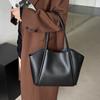 Soft Leather Wing Bag Women's Large Capacity High-end Commuting Leather Shoulder Cowhide Big Bag