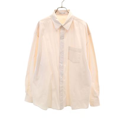 R'IAM-PLAGE Made In Japan Long Sleeve Oversize Shirt 42 Beige Women Used