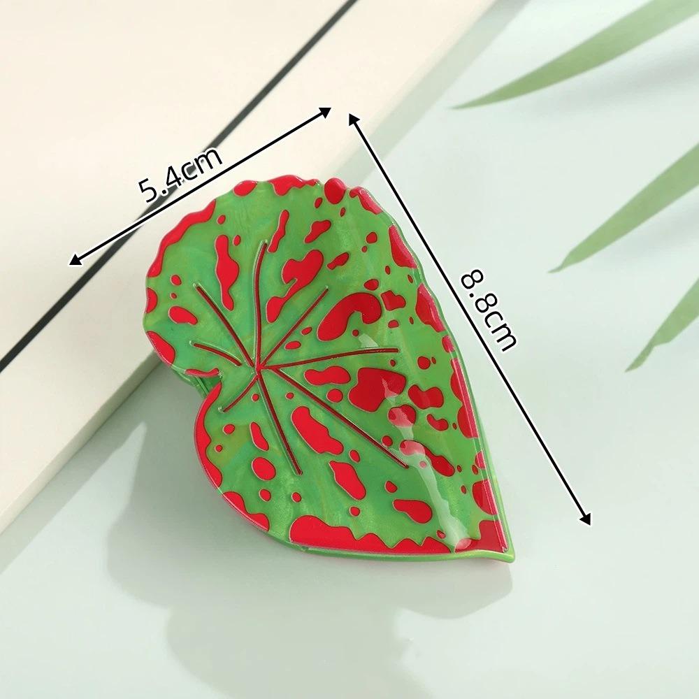 Creative Plant Clamps Leaves Hair Claw Leaves Design Hair Clips for Hair Accessories 7