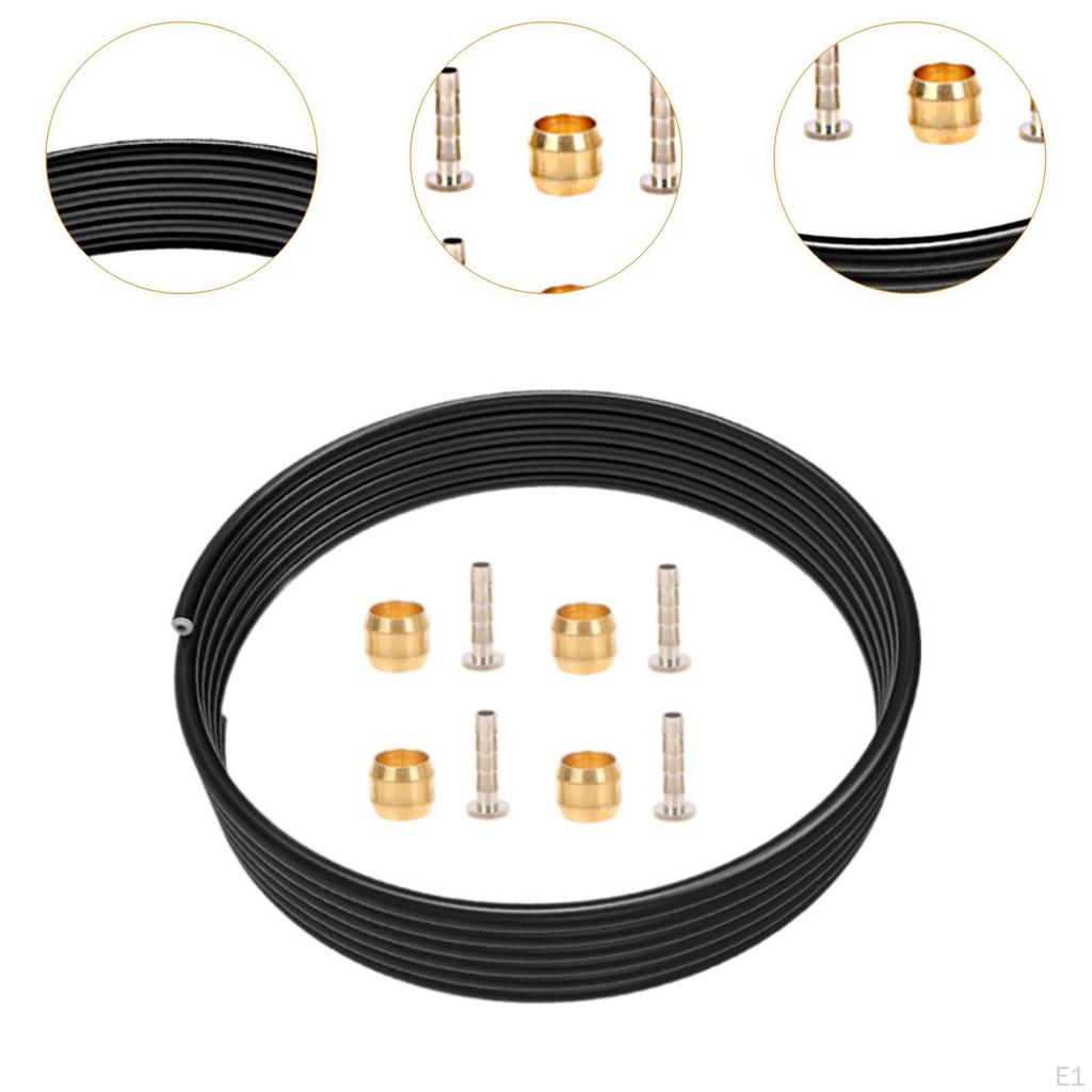 Fahrrad Hydraulikscheibenbremsleitung Olive und Verbindungsstück Erwachsenenbedarf Fahrrad für