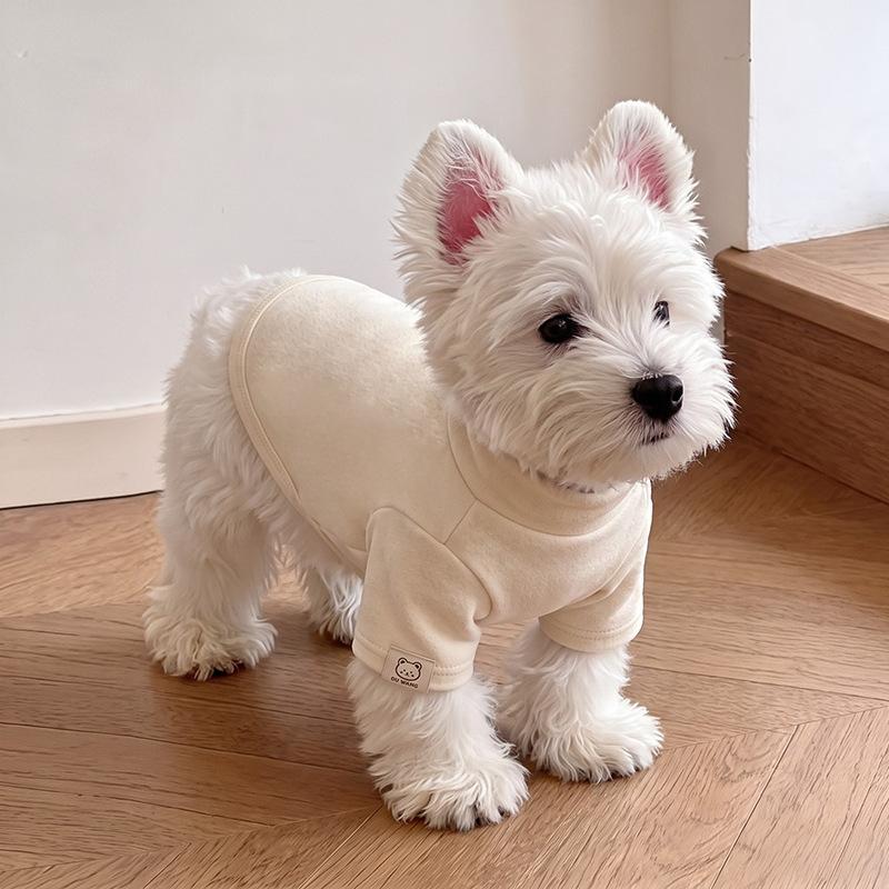 Dog clothes autumn and winter than bear teddy puppet small dog cat pet anti-hair German velvet two feet bottoming pajamas
