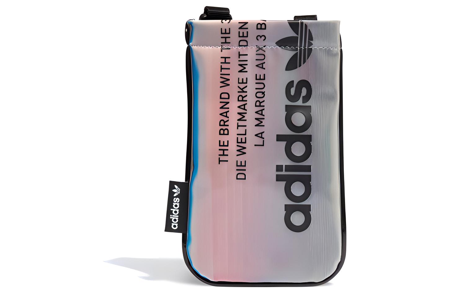 Adidas Originals Trefoil TPU Cell Phone Pouch, Shoulder Bag, Crossbody Bag Unisex Multicolor H17989