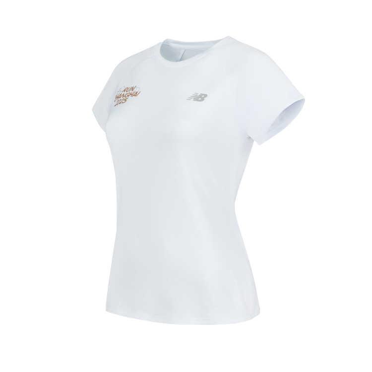 New Balance Regular T Shirt Women s White AWT51990-IB L