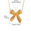 Vintage Enamel Dragonfly Bow Charm Star Moon Pendant Necklace Gold Color Dainty Ginkgo Leaf Choker For Women Boho Jewelry Gifts