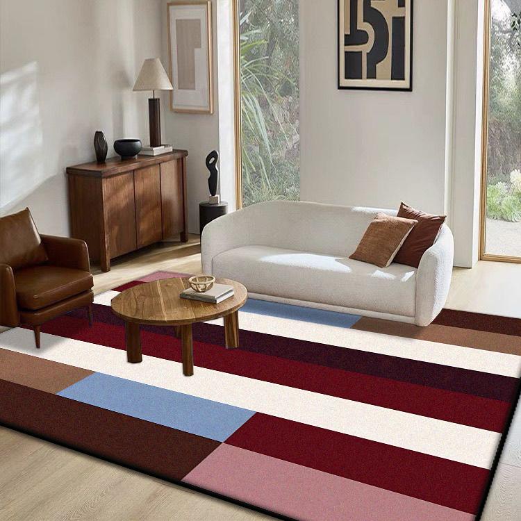 Nordischer Stil Kreative Geometrie Teppich Wohnzimmer Sofa Bereich Dekoration Teppiche für Schlafzimmer Ankleidezimmer Bodenmatte Rutschfest Waschbar