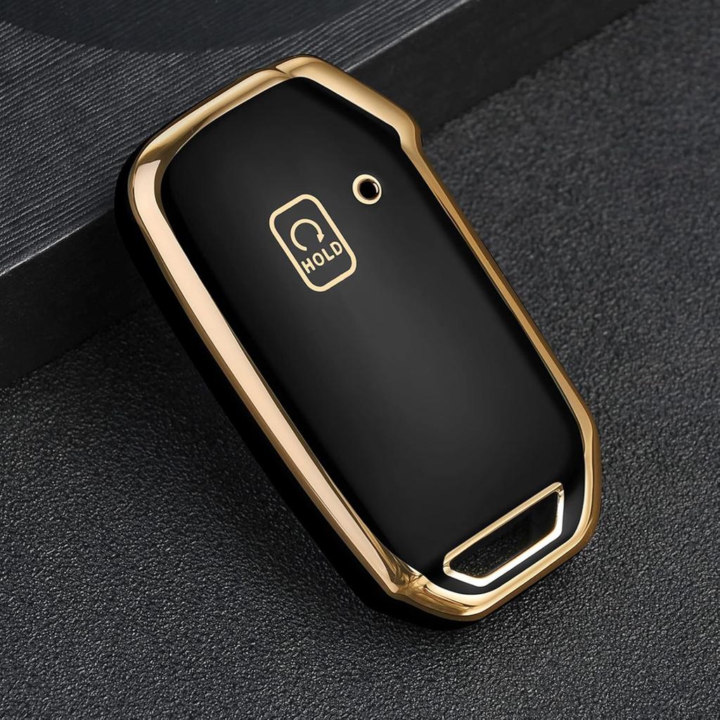 ELOHEI Key Fob Cover for Kia, Key Fob Case Accessories for 2019-2022 Kia Soul Forte Telluride K5/K3 Seltos NIRO Sportage Sorento Premium Soft TPU 360