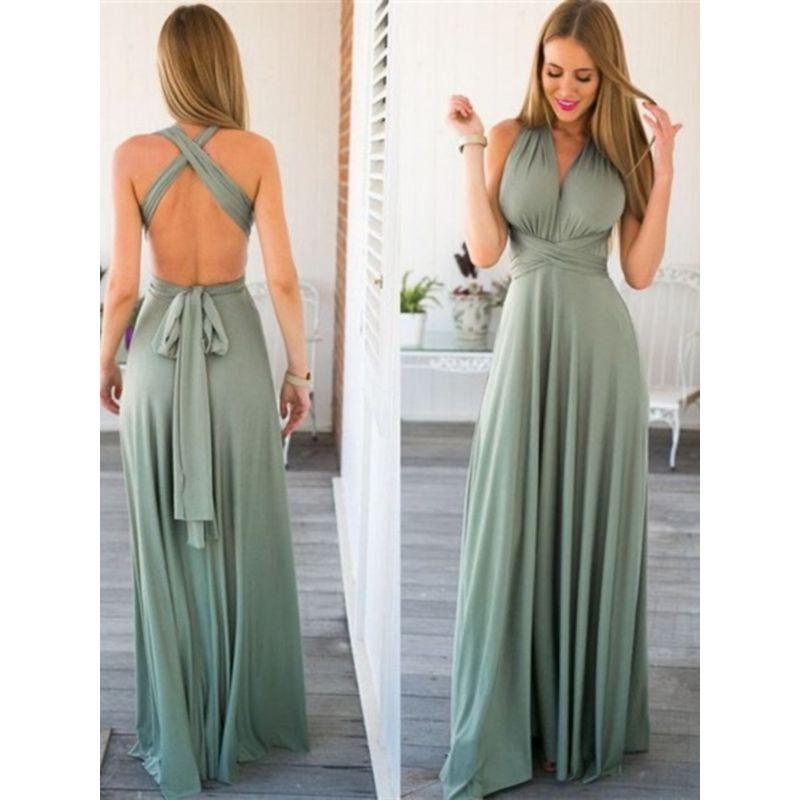 Export Single French Style Romantic Fashion New Arrival Classy Bandage Birthday Party Open Back Socialite Elegant Dress Multiple Wear