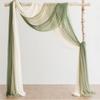 1PC Veil Arch Wedding Lawn Wedding Event Decoration Art Outdoor Decoration Table Flag Drapes Curtains
