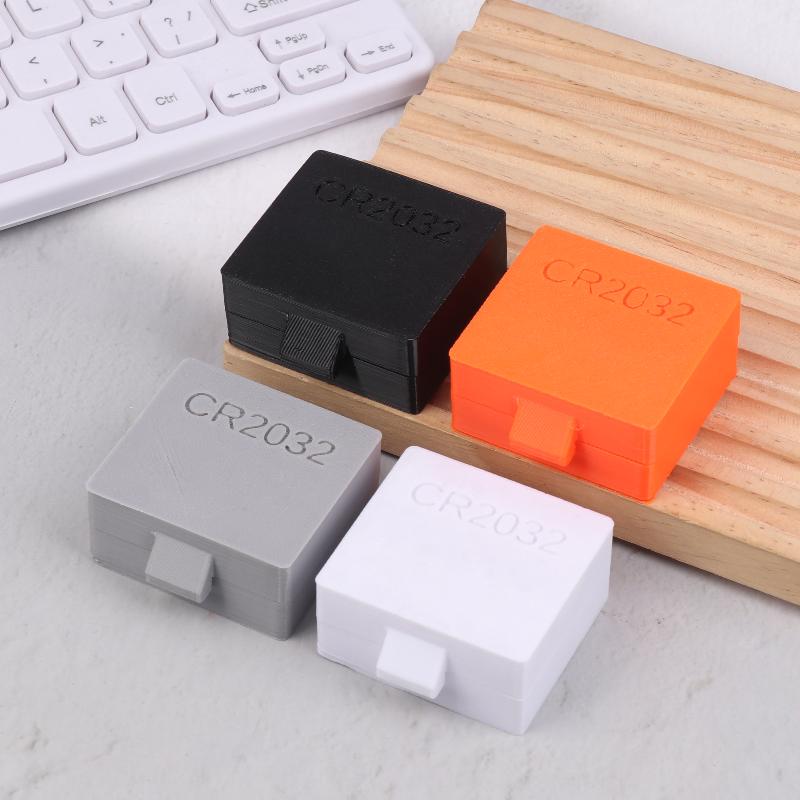 Scatola Porta Batteria Cr2032 a 20 Scomparti Custodia per Batteria a Bottone Piccolo Organizer per Batterie Portatile Supporto Protettivo per Batterie