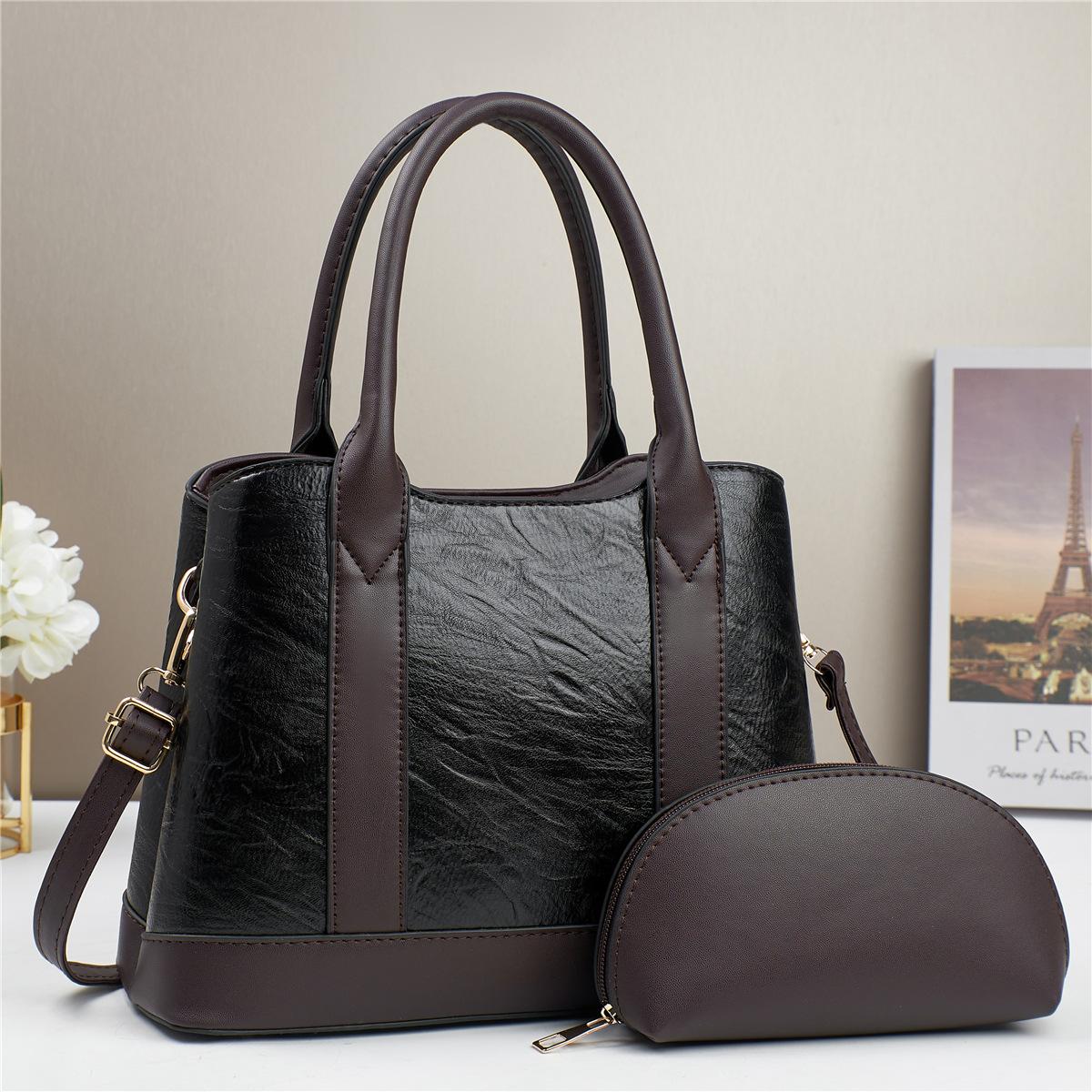 

Роскошные сумки женские сумки дизайнерская высококачественная сумка через плечо из искусственной кожи комплект из 2 предметов женская сумка и кошелек сумка через плечо