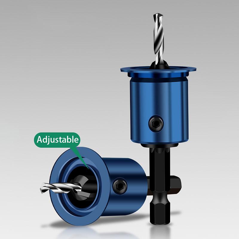 Wiertło do drewna Profesjonalne 2 w 1 Wiertło do metalu Warsztat mechaniczny Narzędzie obrotowe Narzędzia do otworów pogłębianych Akcesoria