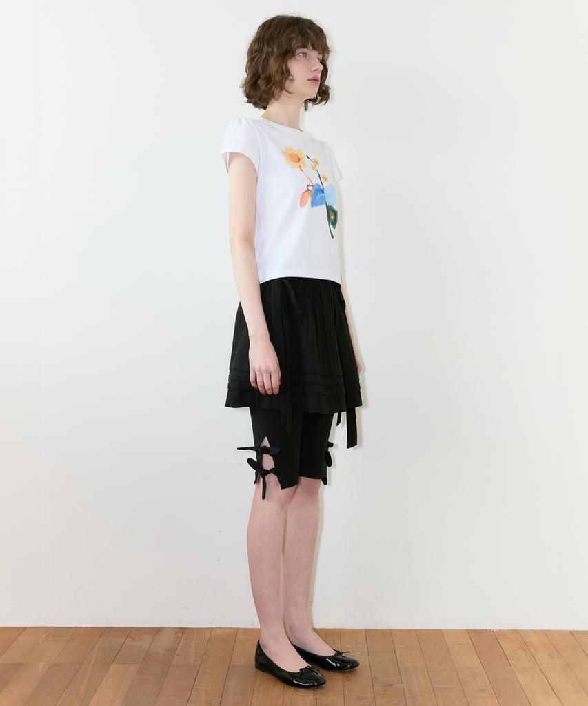 SINOON Flower Puff T-Shirt (White)