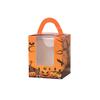 10 Pieces Halloween Cupcake Boxes Halloween Individual Carriers Party Boxes With Clear Window For Cupcake Gifts Wrap Dessert Table Decoration