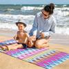 1PC Beach Towel Corlorful Diamond pattern Perfect gifts Birthday gift Quick-Dry Towel For Bath Yoga Tourism Camping Swimming