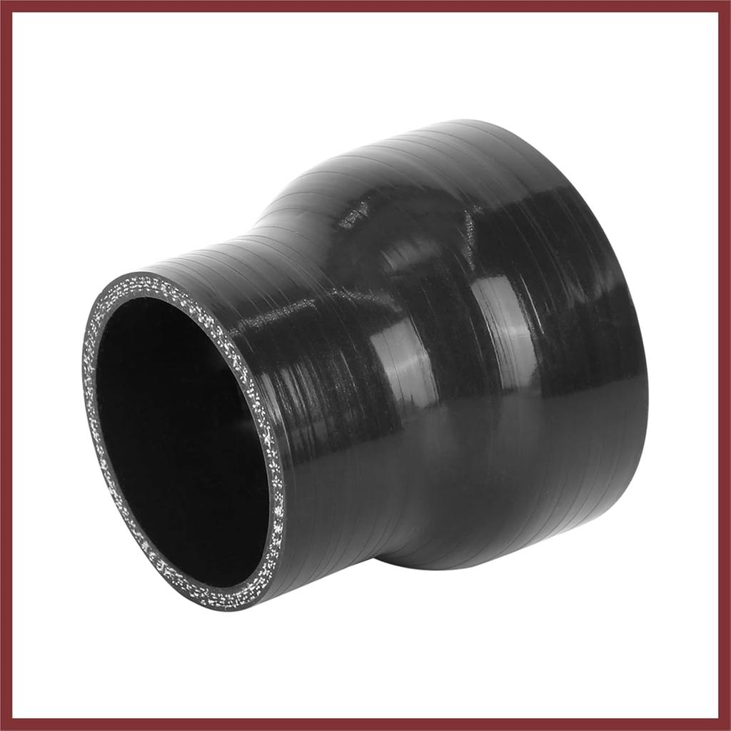 2,25" bis 3" Innendurchmesser Auto Universell Schwarz Silikon Reduzierstück Schlauchkupplung Ladeluftkühlerrohr Ersatzteile