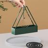 Anti-Scald Mosquito Coil Holder With Tray Creative Wrought Iron Triangular Shape Mosquito Repellent Incense Rack Home Decor Tool
