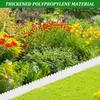 10 Stück Rasenkantenbegrenzung Kunststoff Landschaftskante Zaun Gesamtlänge 2 Meter Gartenkantenbegrenzung für Außendekoration