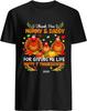 Reality Stone Halloween Thank You Mommy and Daddy for Giving Me Fide Happy 1st Thanksgiving Olivia Shirt Black