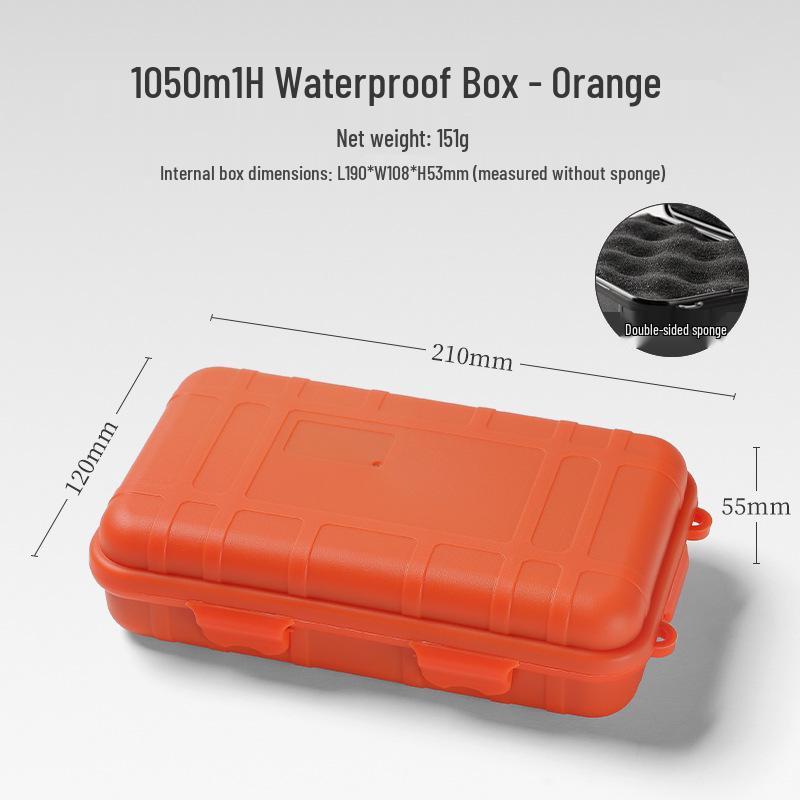Compact EDC Outdoor Survival Kit: Shockproof, Pressure-Proof, Waterproof Sealed Box for Wilderness Adventures